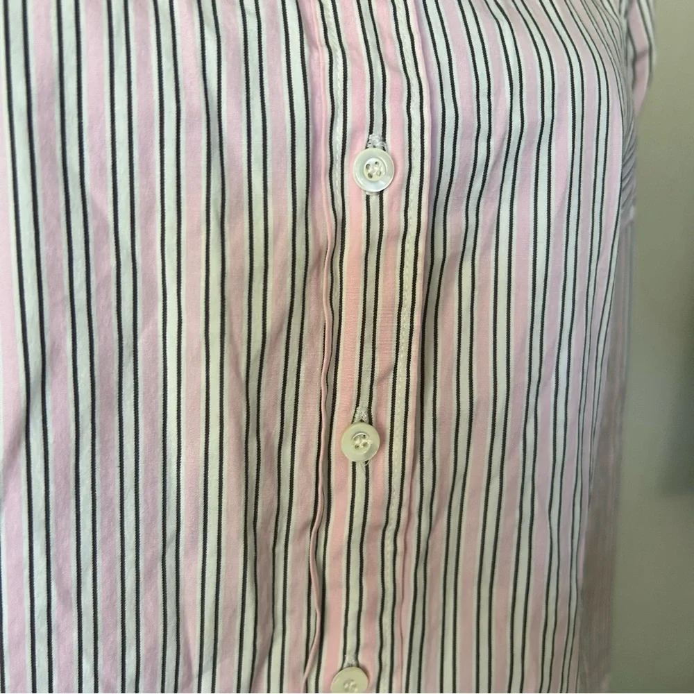Pink Pinstripe J. Crew Button Up - Picture 14 of 17